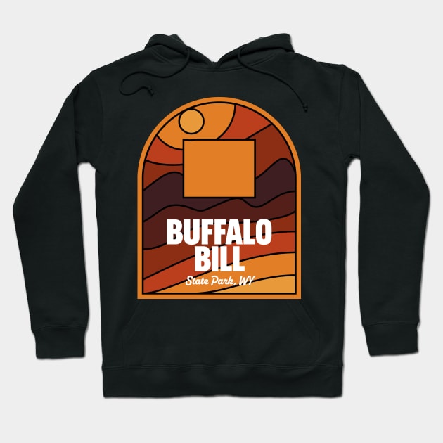 Buffalo Bill State Park Wyoming Hoodie by HalpinDesign